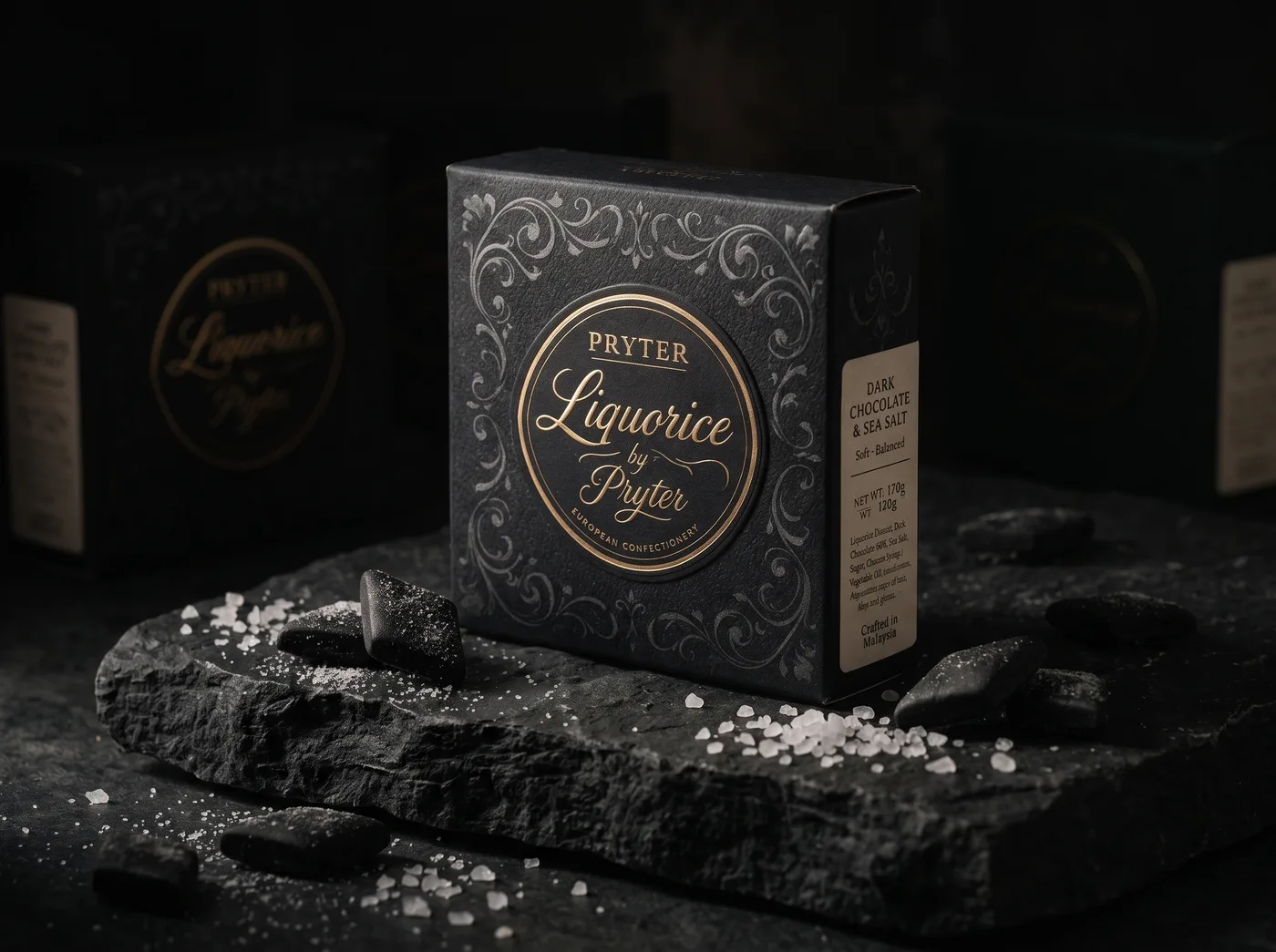 Salty Black — in setting